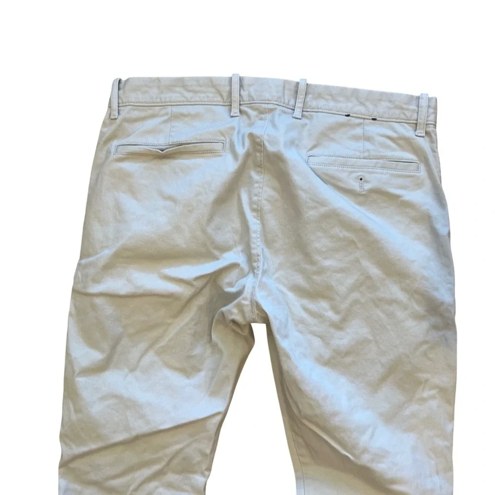 J.Crew Flex Slim Fit Chino Pants Mens 32x30 Light Khaki Beige Stretch Cotton
